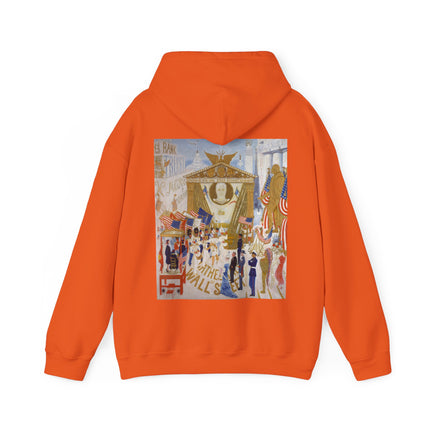 The Cathedrals of Wall Street by Florine Stettheimer Heavy Blend™ Hooded Sweatshirt
