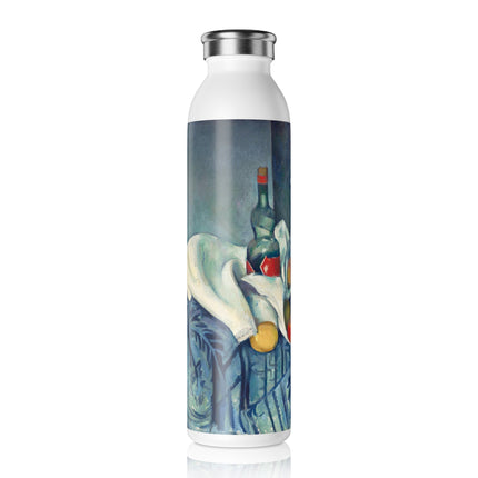 The Peppermint Bottle by Paul Cézanne Slim Water Bottle