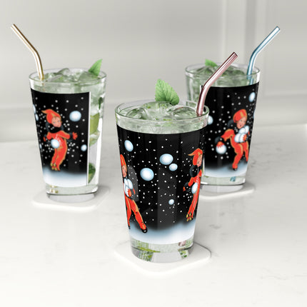 A Festive Snowball Glass, 16oz