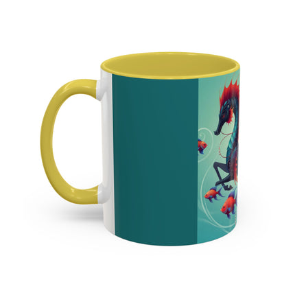 Mermaid & Sea Dragon Mug – Ocean Guardian & Mythic Beauty