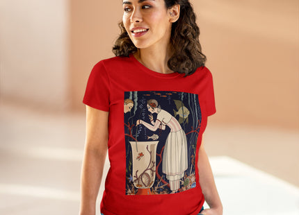 L'Etourdissant Petit Poisson (The Dazzling Little Fish) by George Barbier Women's Midweight Cotton Tee