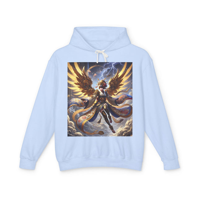Valkyrie Descending Through Storm Hoodie