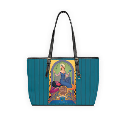 December & Tanzanite (from the Gem Series) by Sofia Chiostri PU Leather Shoulder Bag