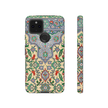Arabic Art Pattern, Plate by Emile Prisse d’Avennes Phone Cases
