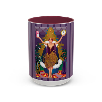 Countdown to Christmas Elegance Colorful Mugs (11oz, 15oz)