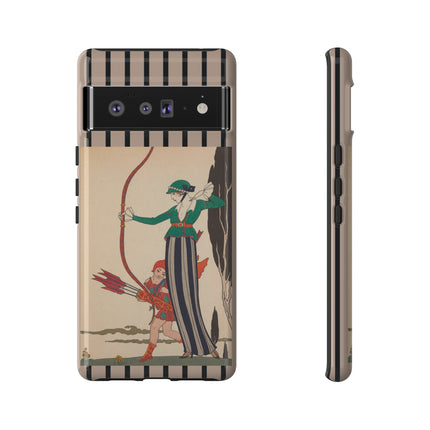 L'Arc Rouge by George Barbier Phone Cases