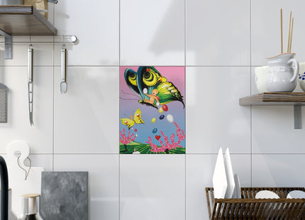 Flight Of Easter Delight Ceramic Tile