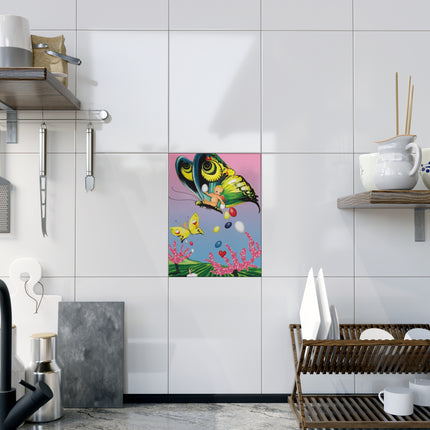 Flight Of Easter Delight Ceramic Tile