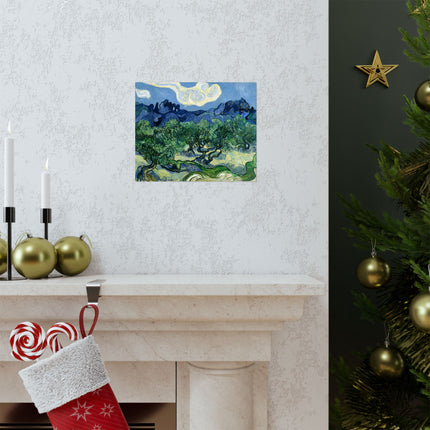 Olive Trees by Vincent Van Gogh Matte Horizontal Posters