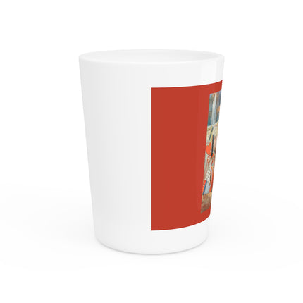 Off with her head! Off with— by Sir John Tenniel Ceramic Shot Glass