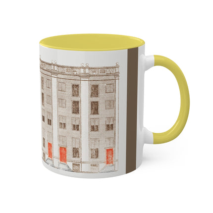 Amsterdam Canal Houses by Johan Teyler Colorful Mugs, 11oz