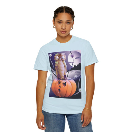 The Startled Pumpkin Unisex Garment-Dyed T-shirt