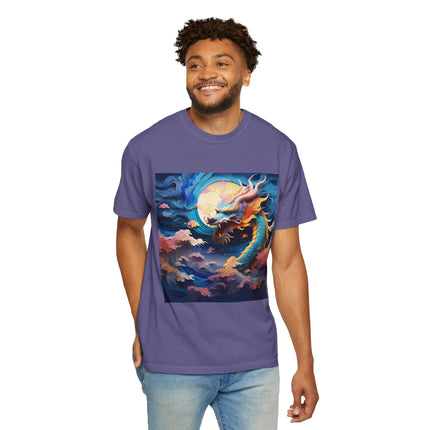 A Dragon's Ascent Unisex Garment-Dyed T-shirt