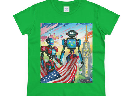 High Fashion Cyberpunk CIA Robots Cotton Tee
