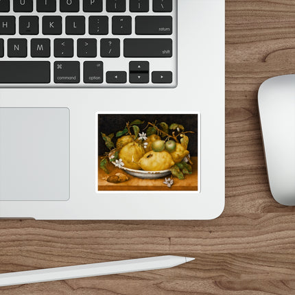 Still Life with Bowl of Citrons by Giovanna Garzoni Die-Cut Stickers (5 Sizes)