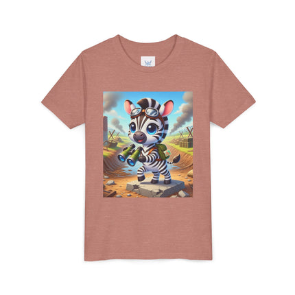 Zebra Lookout Youth Short Sleeve Tee