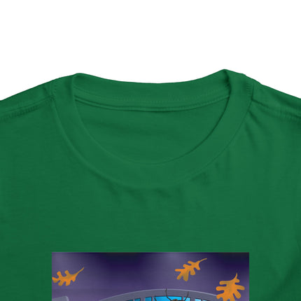 Whimsical Halloween Mischief Toddler Short Sleeve Tee