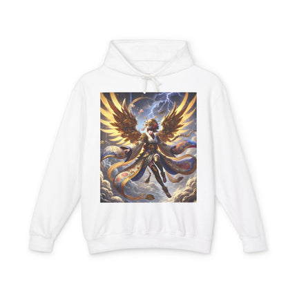 Valkyrie Descending Through Storm Hoodie