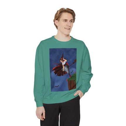 The Enchanted Witch Unisex Garment-Dyed Sweatshirt