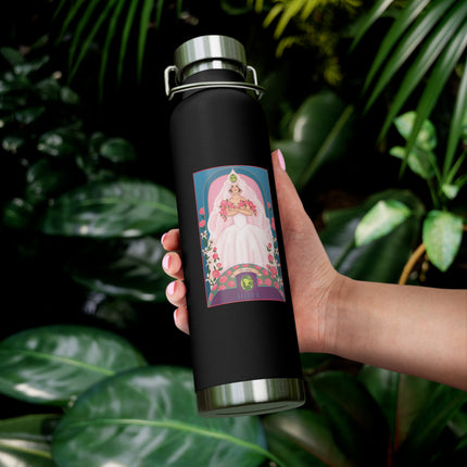 August & Peridot (from the Gem Series) by Sofia Chiostri Copper Vacuum Insulated Bottle, 22oz
