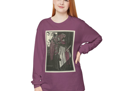 L’écran by Fernand Siméon Garment-dyed Long Sleeve T-Shirt