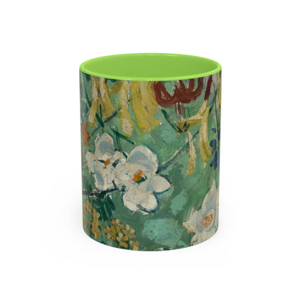 Flowers by August Babberger Colorful Mugs (11oz, 15oz)