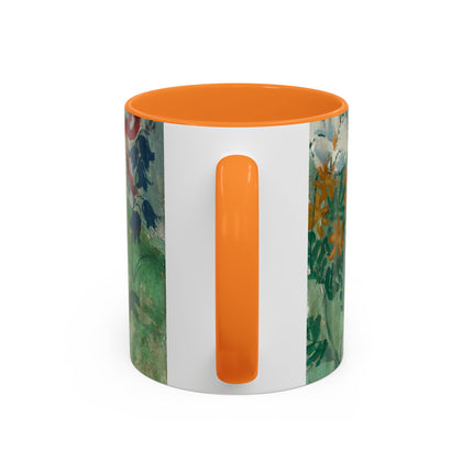Flowers by August Babberger Colorful Mugs (11oz, 15oz)