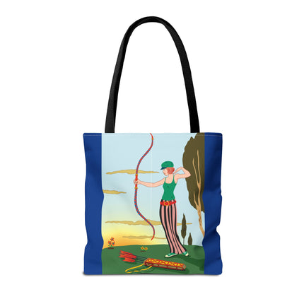 An Archer's Pursuit of Excellence Tote Bag (AOP)