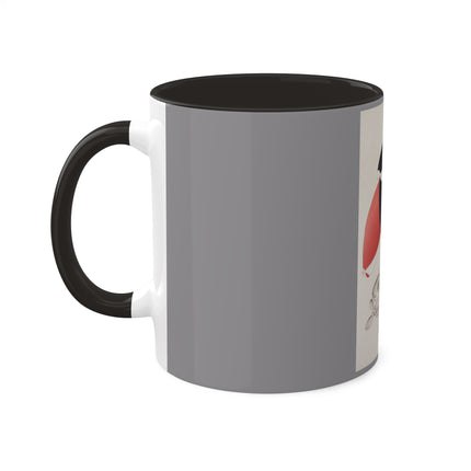 Illustrations of Japanese Toys Pl.056 by Kawasaki Kyosen Colorful Mugs, 11oz
