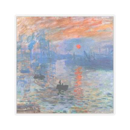 Sunrise by Claude Monet Kiss-Cut Stickers (4 Sizes)