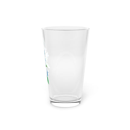 Bellflower Botanical Illustration by Pierre-Joseph Redouté Glass, 16oz
