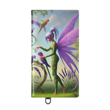 🧚🦜 Lavender-Winged Fairy Flip Case – Dreamy Elegance & Spring Whimsy
