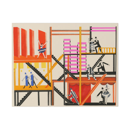 Maquettes de Théâtre IV – Cubist Futurist Stage Design by Alexandra Exter