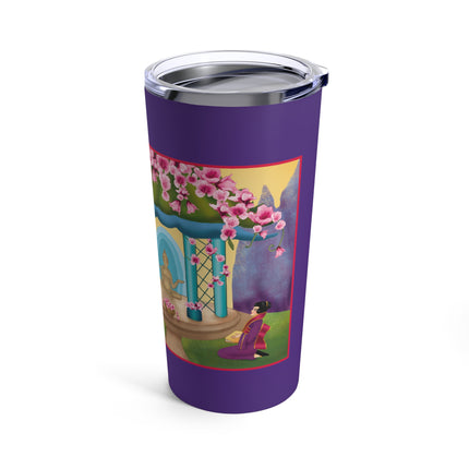 A Dance of Colors and Serenity by Carlo Chiostri Tumbler 20oz