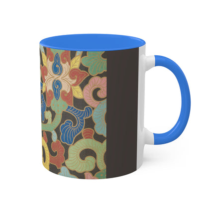 Examples of Chinese Ornament, Pl.12 by Owen Jones Colorful Mugs, 11oz