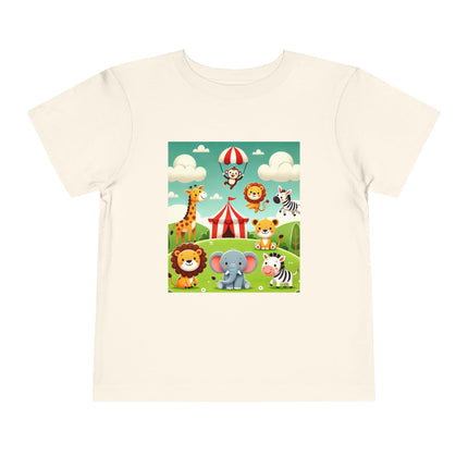 Whimsical Circus Friends Toddler Short Sleeve Tee