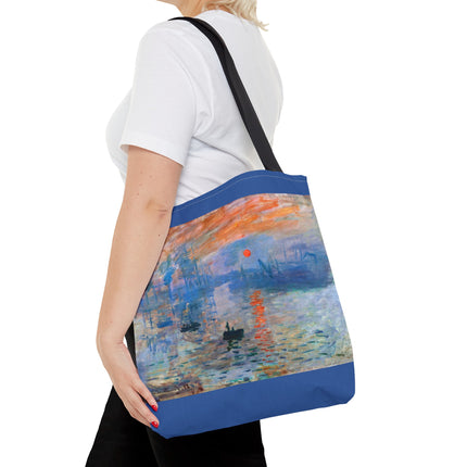 Sunrise by Claude Monet Tote Bag (AOP)