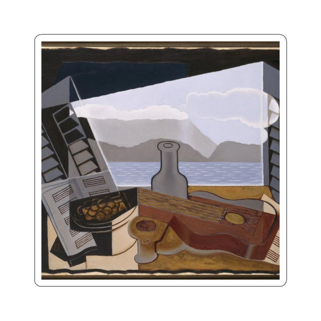 Open Window by Juan Gris Kiss-Cut Stickers (4 Sizes)