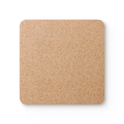 The Hallowe'en Cauldron In the Firelight's Gleam Corkwood Coaster Set