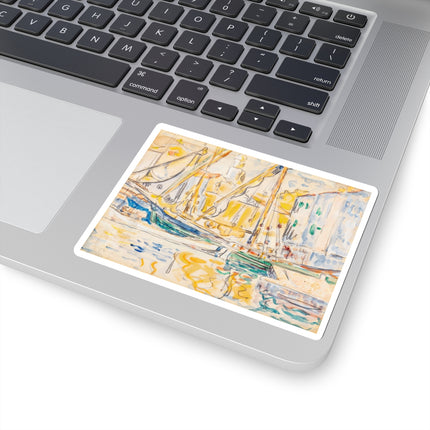 Saint-Tropez by Paul Signac Kiss-Cut Stickers (4 Sizes)