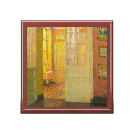 Interior, Window Light by Henri Le Sidaner Jewelry Box