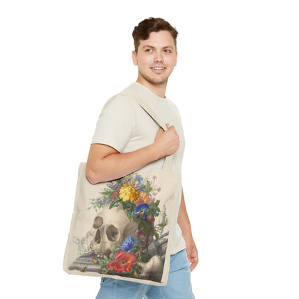 Vanitas Still Life by Herman Henstenburgh Tote Bag (AOP)