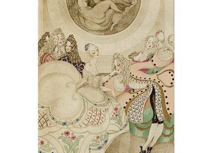 Sur talons rouges (On Red Heels) pl 01 by Gerda Wegener Matte Canvas, Stretched, 0.75"