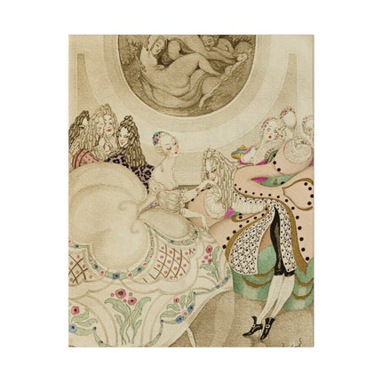 Sur Talons Rouges (On Red Heels) – Romantic Art Deco Illustration by Gerda Wegener