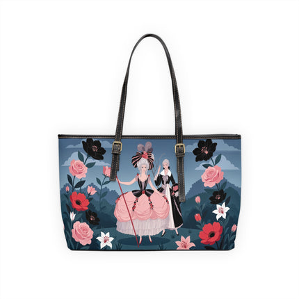 🌹🎭 The Rose Masquerade Promenade Shoulder Bag – Art Deco Floral Elegance