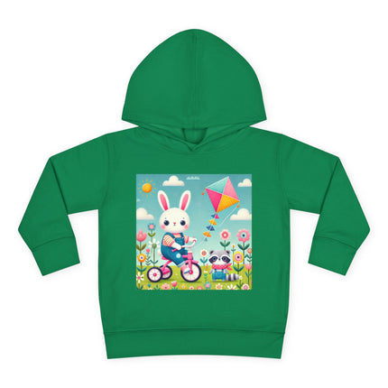 Breezy Meadow Ride Toddler Pullover Fleece Hoodie