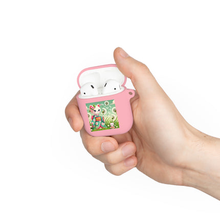 Geisha Kitten and the Dandelion Wish AirPods and AirPods Pro Case