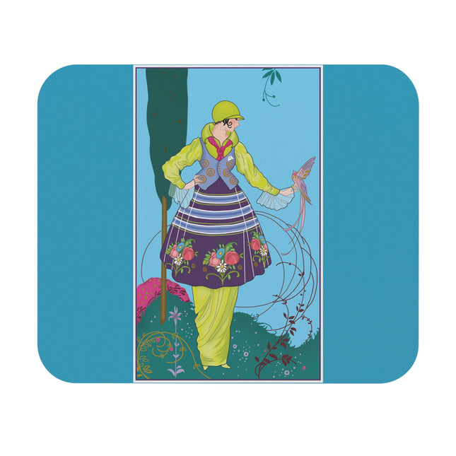 Exquisite Elegance by Umberto Brunelleschi Mouse Pad, Rectangle