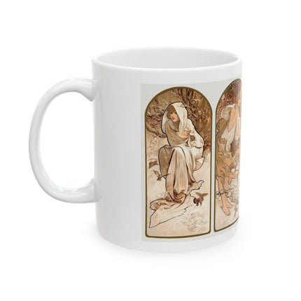 The Seasons by Alphonse Maria Mucha Ceramic Mug (11oz, 15oz)