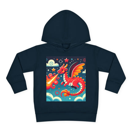 Starry Sky Dragon Toddler Pullover Fleece Hoodie